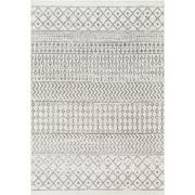 Scandinavisch Boho Tapijt MILA - Ivoor/Grijs - 200x275 cm