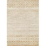 Scandinavisch Boho Tapijt MILA - Ivoor/LichtBruin - 120x170 cm