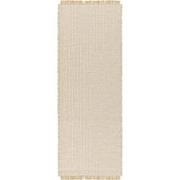 Boho Loper Gang van Jute PAVI - LichtKastanje/Taupe - 80x220cm