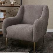 Fauteuil Simena Grijs Goud