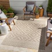 Buitenkleed - Balkon, Terras, Keuken - Jute-Look Tapijt TRICIA - Beige...