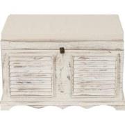 Cosmo Casa Houten Kistbank - Opbergkist - Shabby Look - Vintage Ontwer...