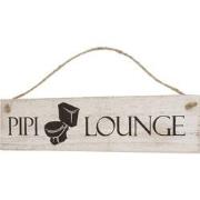 Cosmo Casa Wandbord Pipi Lounge - Decoratief - Houten Bord - Shabby Lo...