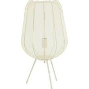 Light & Living - Tafellamp PLUMERIA - Ø34x60cm - Beige