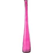 J-line - Vaas Viooltje Glas Fuchsia Large - 18x18x120cm