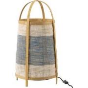 J-line - Vloer Lamp Jean Bamboe Blauw - 32x32x60cm