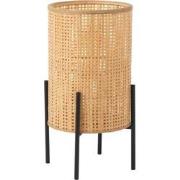 J-line - Lantaarn Op Voet Bamboo Naturel Large - 35.5x35.5x63cm