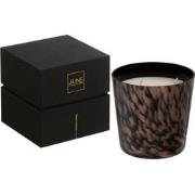 J-line - Geurkaars Noa Sandalwood Zwart/goud Small-50u - 12x12x11.5cm