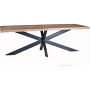 D - Brix - Eetkamertafel Brix Sturdy - Spider - 200 cm - Mangohout - B...