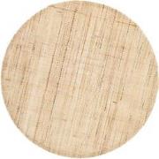 Home Delight Placemat Linnen rond naturel set/6 - Default Title