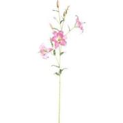 PTMD Kunstbloem Lily - 61x48x132 cm - Plastic - Wit