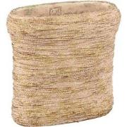 PTMD Bloempot Ricci - 30x15x28 cm - Cement - Bruin