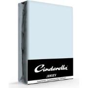 Cinderella Jersey Hoeslaken Sky Blue-200 x 200 cm