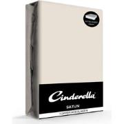 Cinderella Topper Hoeslaken Satijn Taupe-90 x 220 cm