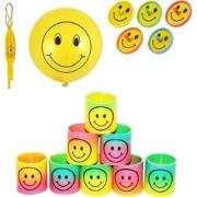 30 STUKS - MIX Vrolijke Traktatie - Uitdeel Kado Inhoud: 10x Smiley Bo...