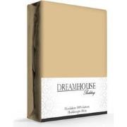 Dreamhouse Hoeslaken Katoen Taupe-200 x 220 cm