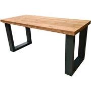 Wood4you - Kinderbureau - New England Roasted wood 180Lx70Dx75H Antrac...