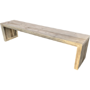 Wood4you - Tuinbank - Zaandam 150cm steigerhout  'Doe het zelf' Bouwpa...