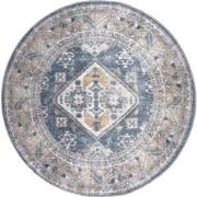 Vloerkleed Laria Blue 4 Rond - ø200 cm