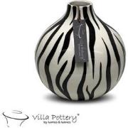 Villa Pottery  Bloemenvaas Mozambique Zebra 20x20