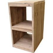 Wood4you - bureaukast steigerhout 34Bx49Dx72H cm