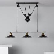 Hanglamp | Pusoka| Zwart | Industrieel | Eetkamer | Woonkamer | Slaapk...