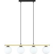 moderne hanglamp Esposito Zwart 4-lichts