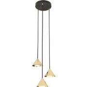 minimalistische hanglamp De angelis Goud 3-lichts  - Ø20cm