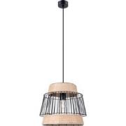 Industriële hanglamp Thorsen Zwart