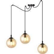 moderne hanglamp Guerra Zwart 3-lichts