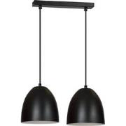 moderne hanglamp Santis Zwart 2-lichts