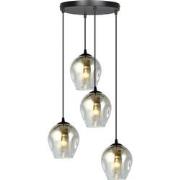 moderne hanglamp Montanari Zwart 4-lichts  - Øcm