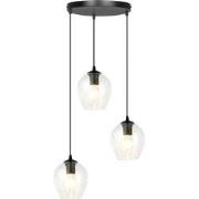 moderne hanglamp Montanari Zwart 3-lichts  - Øcm