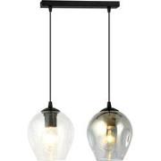 moderne hanglamp Montanari Zwart 2-lichts