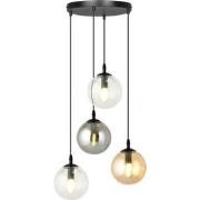 moderne hanglamp Fabbri Zwart 4-lichts  - Øcm