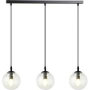 moderne hanglamp Fabbri Zwart 3-lichts