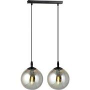 moderne hanglamp Fabbri Zwart 2-lichts