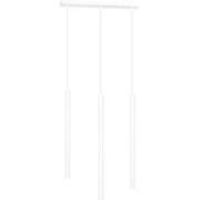 minimalistische hanglamp Longo Wit 3-lichts