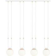 retro hanglamp Sanna Wit 4-lichts