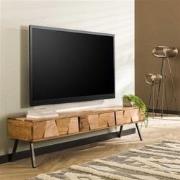 TV Meubel Alisa Acaciahout 180x40x45 cm 3 lades