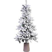 PTMD Kunstkerstboom Shawa - 90x90x180 cm - Pvc - Wit