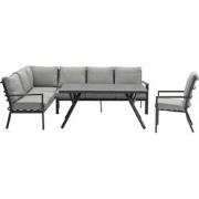 Garden Impressions Senja lounge dining set 4-delig links incl. stoel -...