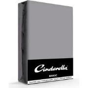 Cinderella Basic Hoeslaken Anthracite Hoge Hoek - 40 cm-180 x 200 cm