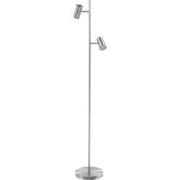 Moderne Metalen Highlight Burgos GU10 Vloerlamp - Grijs