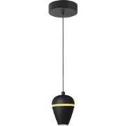 Industriële Metalen Highlight Kobe LED Hanglamp - Zwart