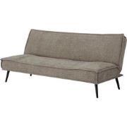 Slaapbank 3-Zits - Taupe Stof - Zithoogte 43cm - 181x83x81cm - Mali