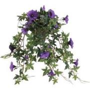 Mica Decorations Petunia Kunstplant - 50x45x25 cm - Donkerpaars