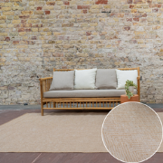 Jute buitenkleed Naturel Lines Beige - Polypropyleen