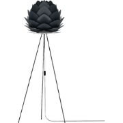 Aluvia Medium vloerlamp anthracite grey - met tripod zwart - Ø 59 cm