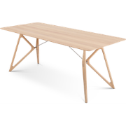 Tink table houten eettafel whitewash - 220 x 90 cm